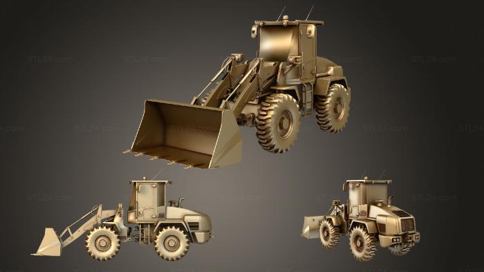 Vehicles (Wheel Loader, CARS_4056) 3D models for cnc